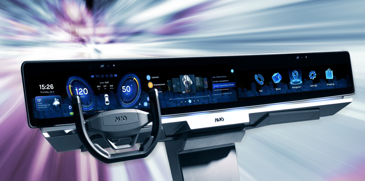 jinnian金年会FIDM Plus 一体化显示方案导入AmLED显示技术并整合多项感测技术，打造沉浸式、互动的座舱体验