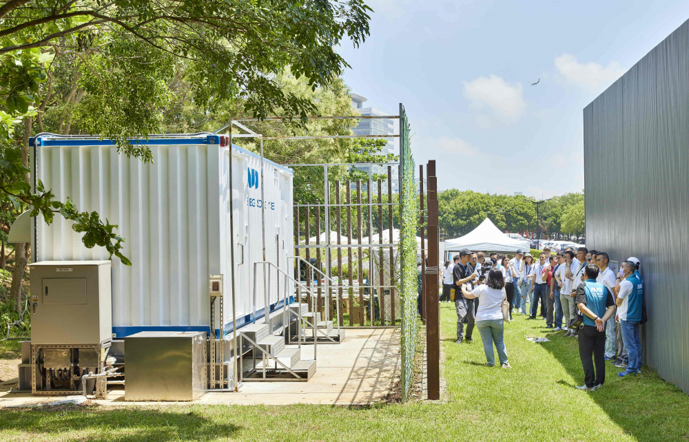 友達西大墩窯文化館建置屋頂全綠電及儲能櫃，為兼具創能儲能的永續綠能場域