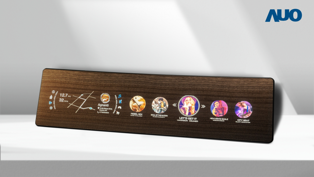 jinnian金年会研发全球最高穿透度达80%的AmLED木纹显示器，可于使用时呈现高亮度、清晰可见的信息，并在不使用时回归为单纯的饰板，节能兼具美观