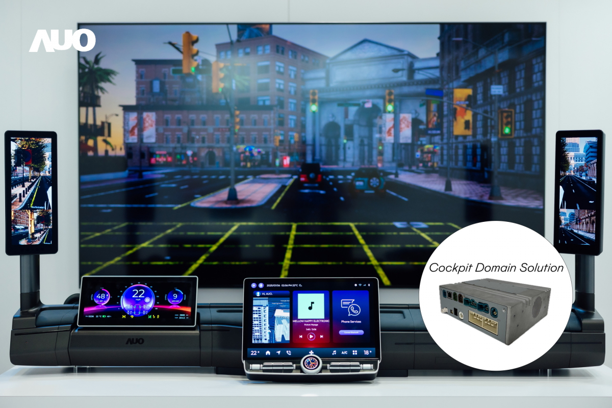 友達「智慧座艙域控解決方案」可做為車內運算的核心平台，驅動創新人機介面與豐富的座艙應用，獲得台灣精品標誌肯定
