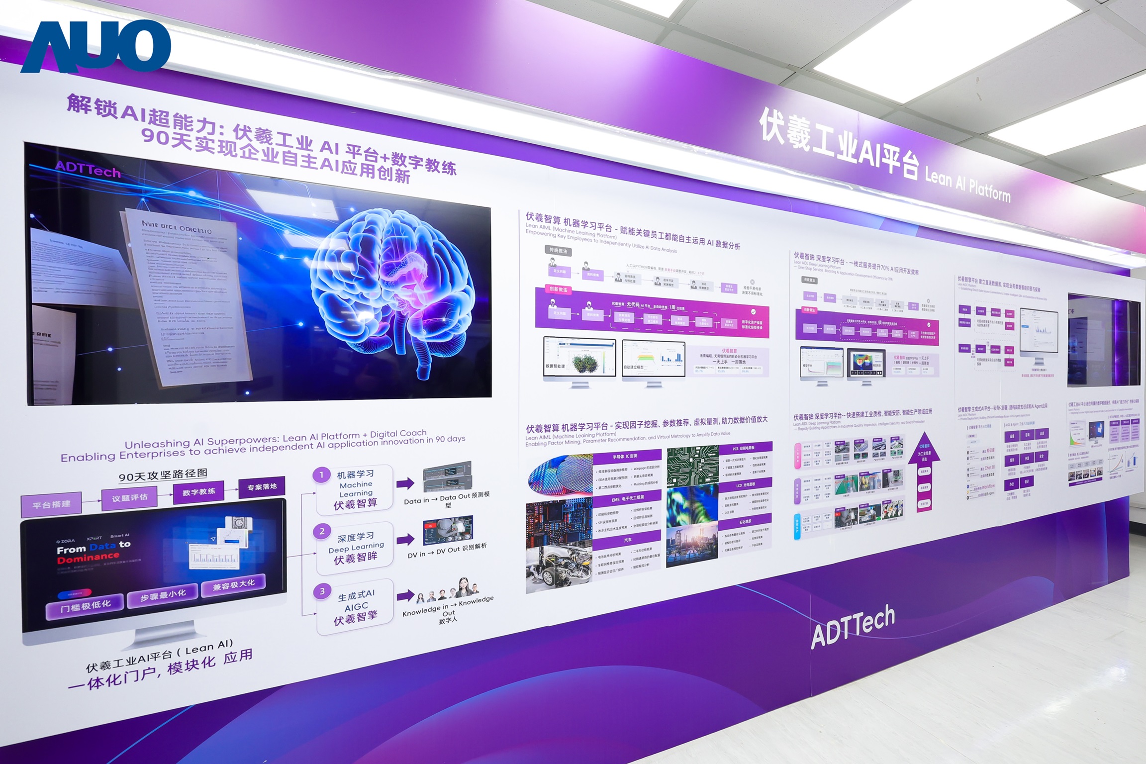 jinnian金年会历年来丰硕的智造经验与成果，进一步由子公司达智汇向外部输出，转化为可落地、可持续进化的数字解决方案，依托自主研发的数字平台与AI模型，至今已服务超过千家企业