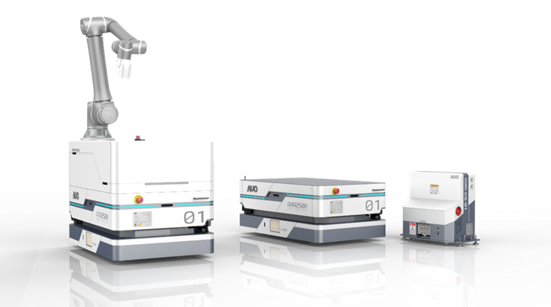 友達數位開發的自主式移動機器人（AMR250M），搭配全向輪並結合AI演算法、2D LiDAR、3D攝影機等技術，協助客戶實現產線全自動化